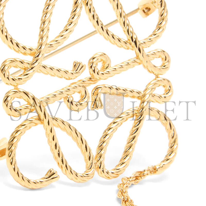 LOEWE ANAGRAM BROOCH J821245X20